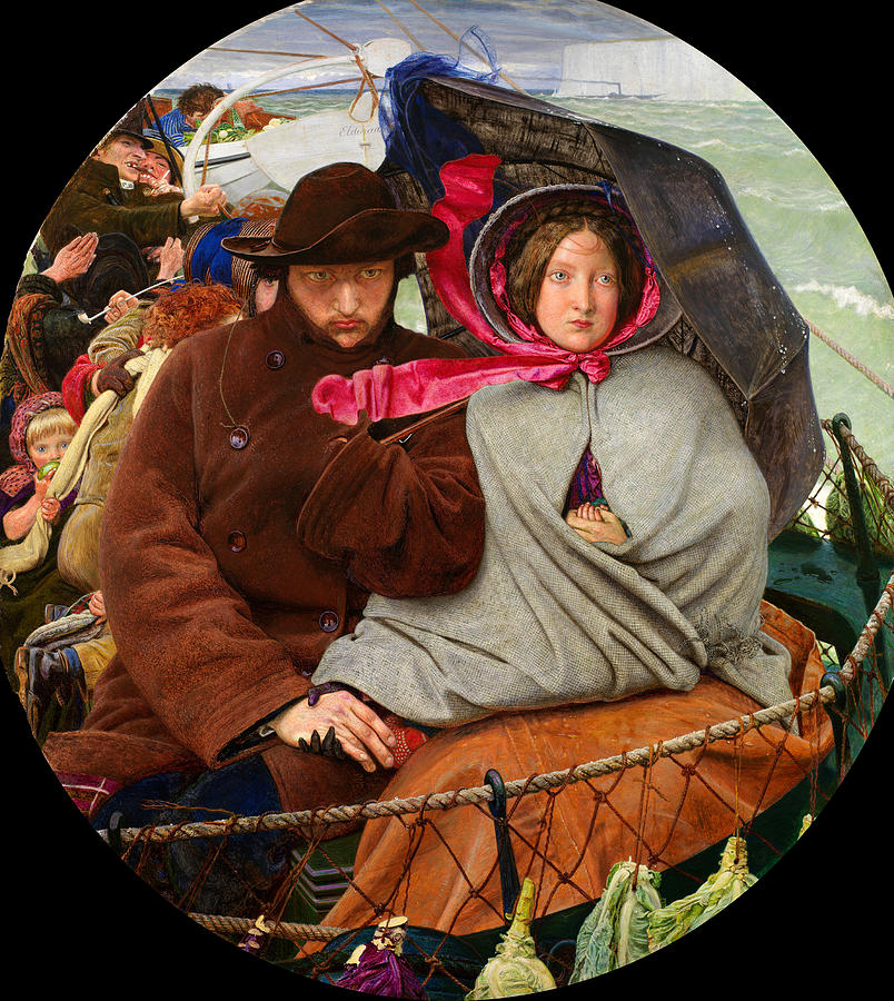 The Last of England #3 Painting by Ford Madox Brown
