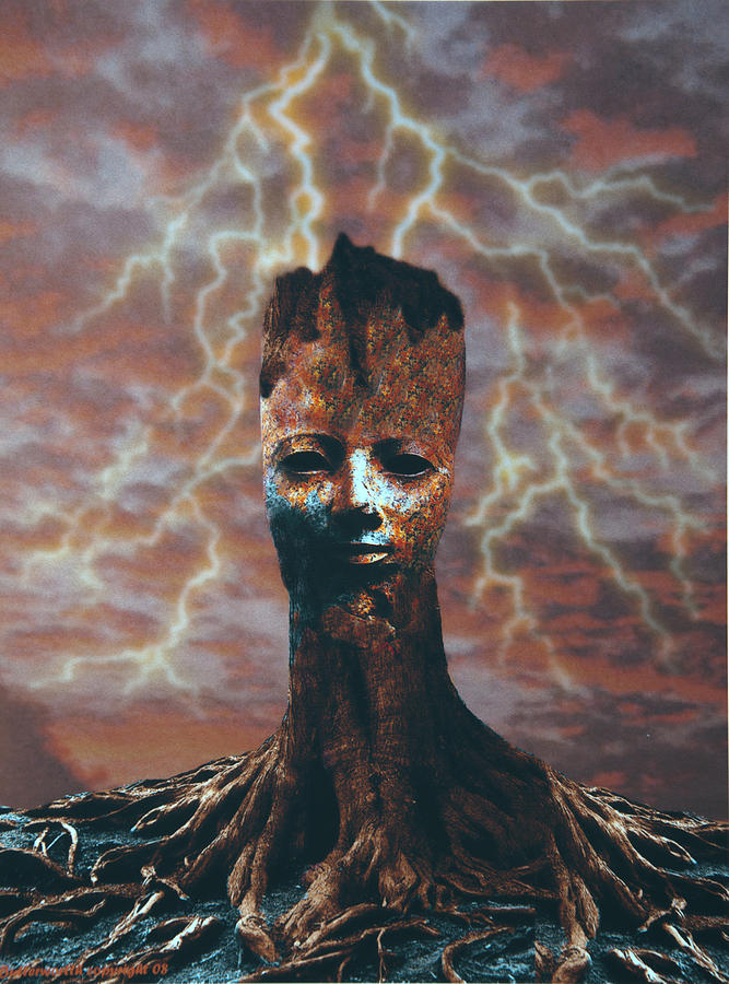 Surrealism Digital Art - The Last Tree Standing by Larry Butterworth