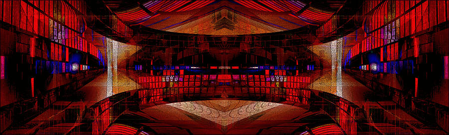 The Library After Midnight #1 Digital Art by Gillian Owen