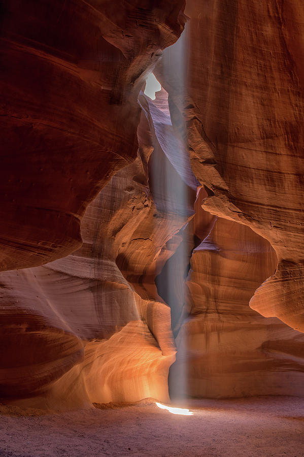 Antelope Canyon Photograph - The Light Beam #1 by Eduardo Llerandi