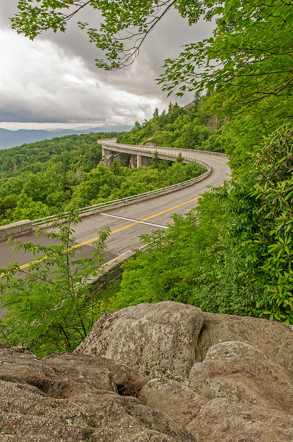The Linn Cove Viaduct on the Blue Ridge Parkway #1 Photograph by Willie Harper