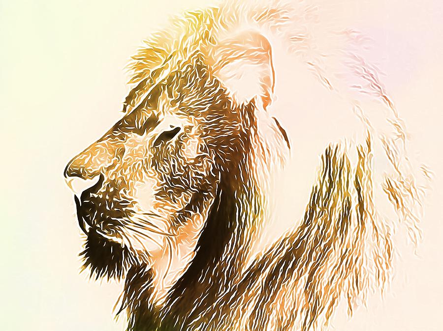 The Lion King Digital Art by Dan Sproul