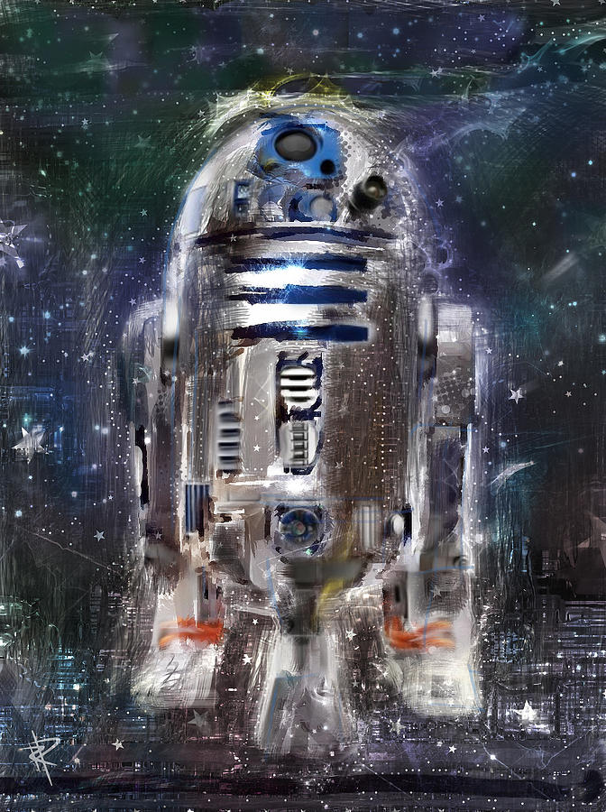 Star Wars Digital Art - The Little Guy by Russell Pierce