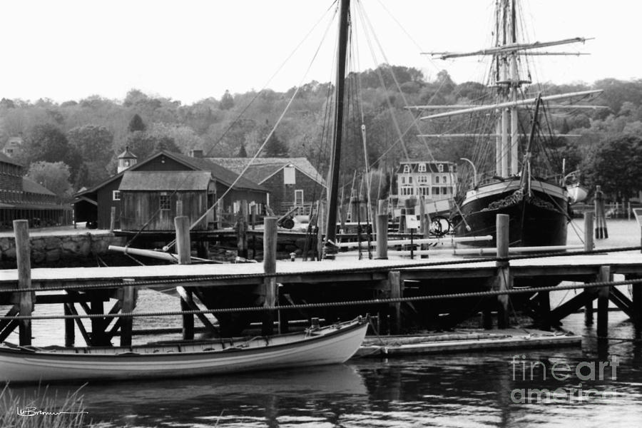The Long Boats Photograph by Leslie M Browning