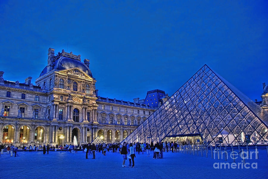 The Louvre  #1 Photograph by Allen Beatty