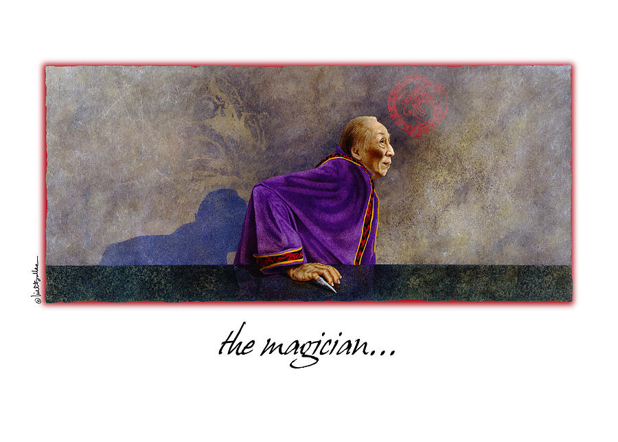 The Magician... #1 Painting by Will Bullas The Magician... #1 Painting by Will Bullas