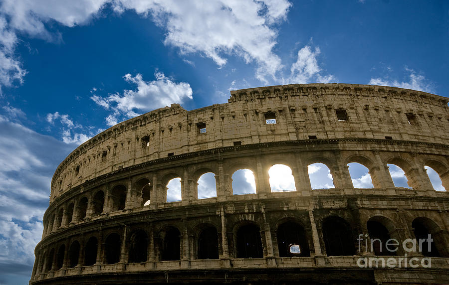 The Majestic Coliseum - Rome #1 Photograph by Luciano Mortula