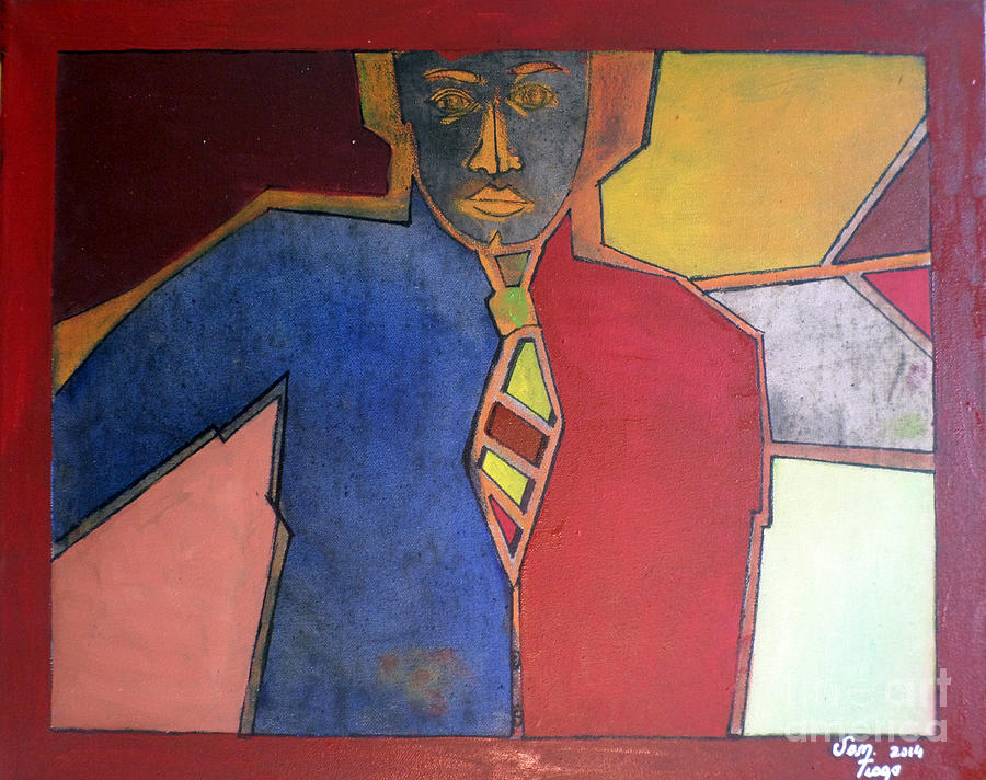 The man #1 Painting by Adalardo Nunciato  Santiago