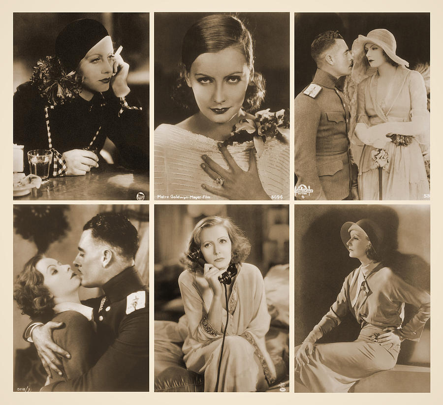 The Many Faces Of Greta Garbo #1 Photograph by Photo Researchers