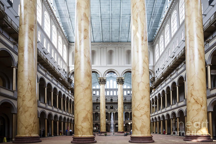 The National Building Museum in Washington DC USA #3 Photograph by William Kuta