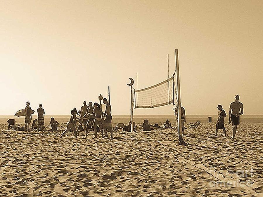 The New Year Eve Day Beach Volleyball Photograph by Fei A