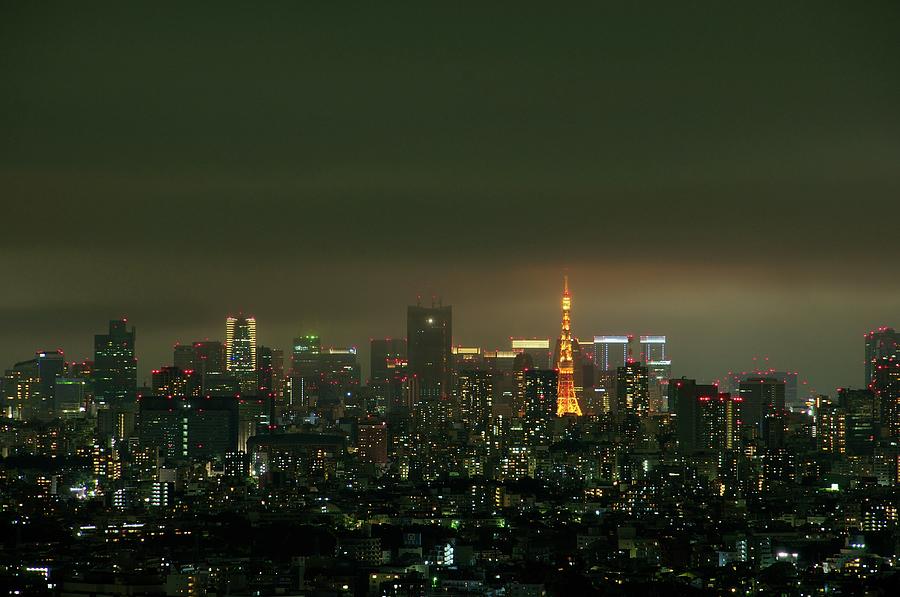 The Night View Of Tokyo #1 Photograph by Masakazu Ejiri