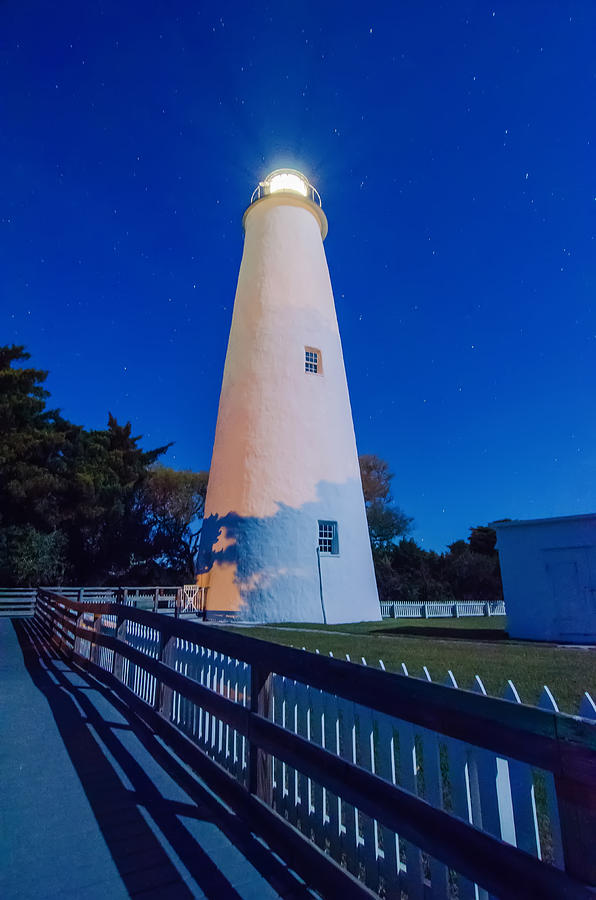 The Ocracoke Lighthouse on Ocracoke Island on the North Carolina #1 Photograph by Alex Grichenko