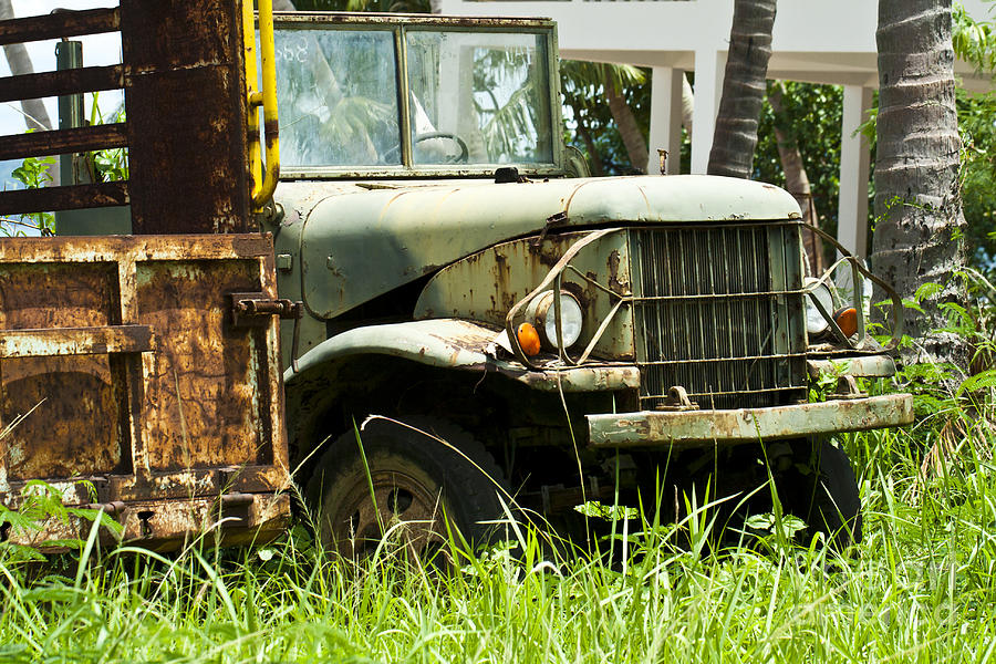 Abstract Photograph - The old car #1 by Sippakorn Yamkasikorn