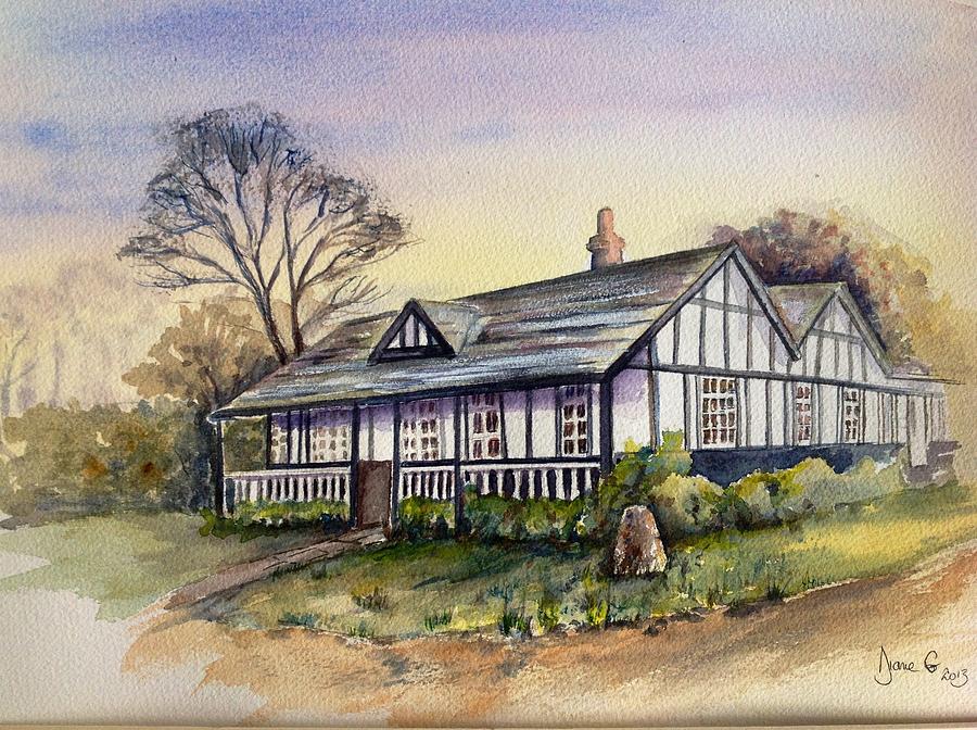 The old pavillion Painting by Diane Milroy - Fine Art America