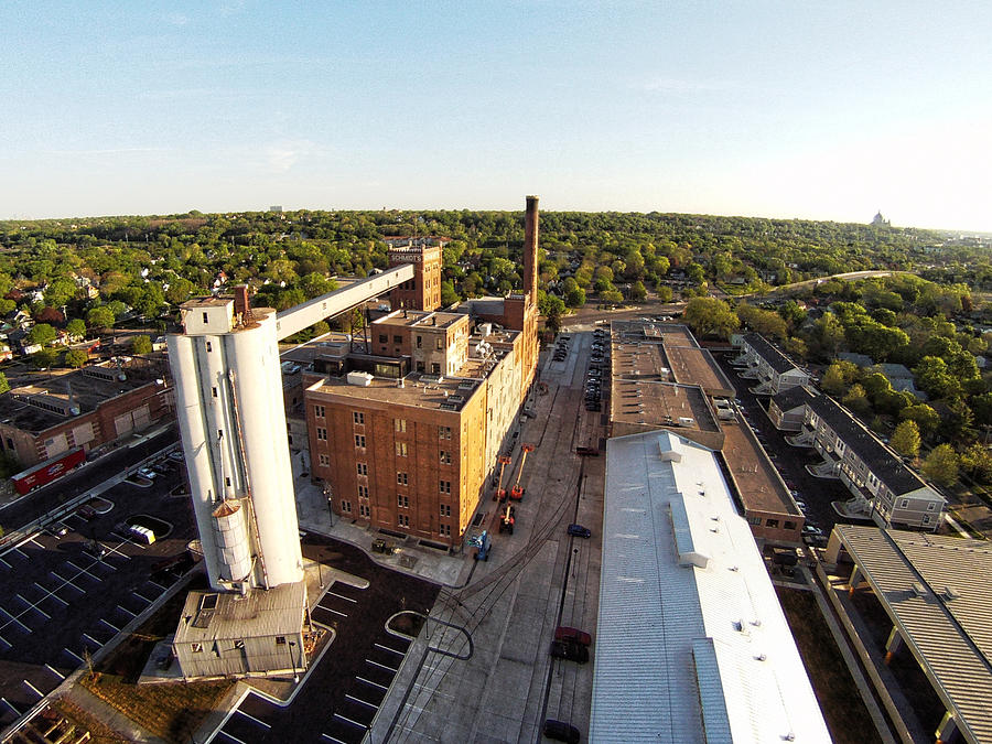 Grease Movie Photograph - The Old Schmidt Brewery #1 by Greg Grease Lehman