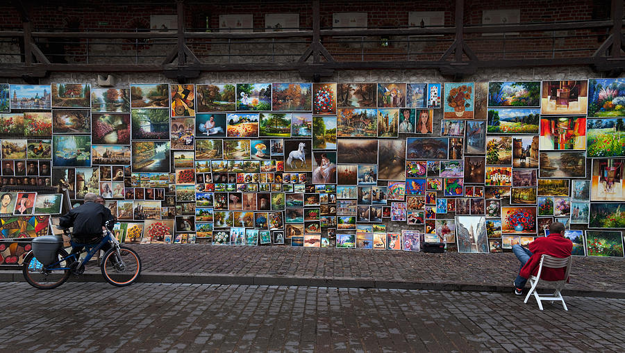 The Open Air Art Gallery Photograph by Panoramic Images Fine Art America