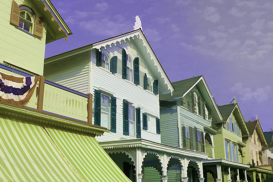 The Painted Ladies Of Cape May Photograph By Allen Beatty Fine Art   1 The Painted Ladies Of Cape May Allen Beatty 