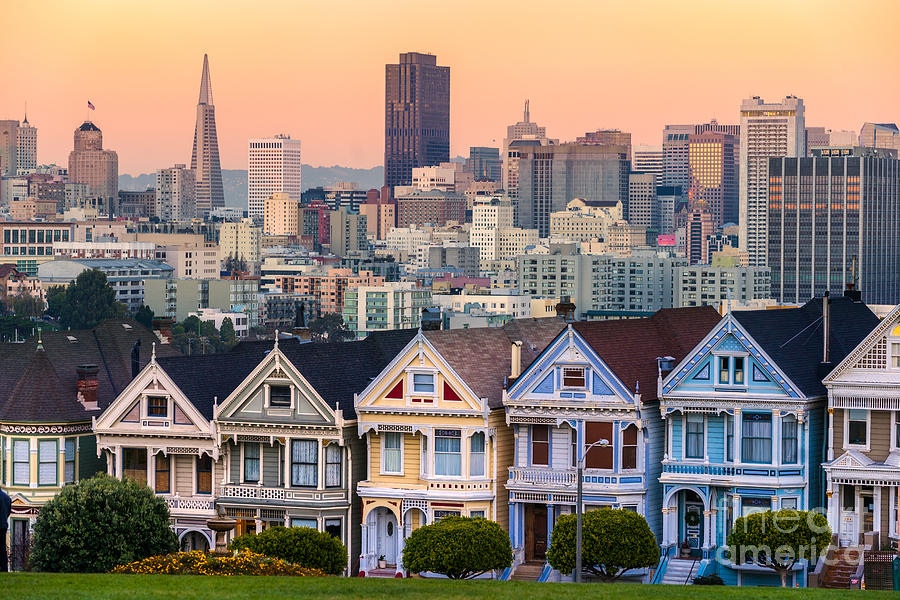 The Painted Ladies of San Francisco - California #1 Photograph by Luciano Mortula