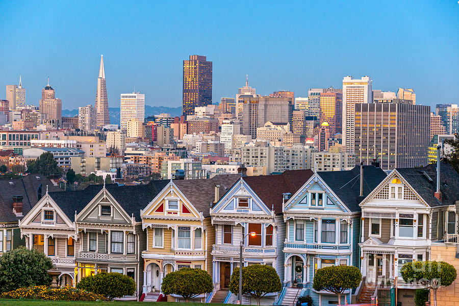 The Painted Ladies of San Francisco #1 Photograph by Luciano Mortula