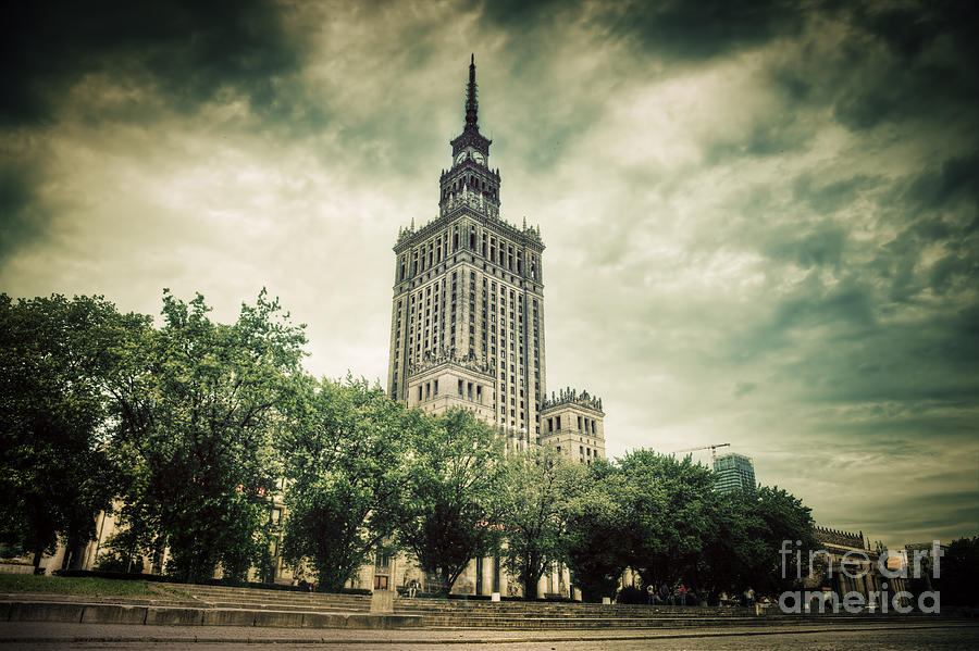 The Palace of Culture and Science #1 Photograph by Michal Bednarek