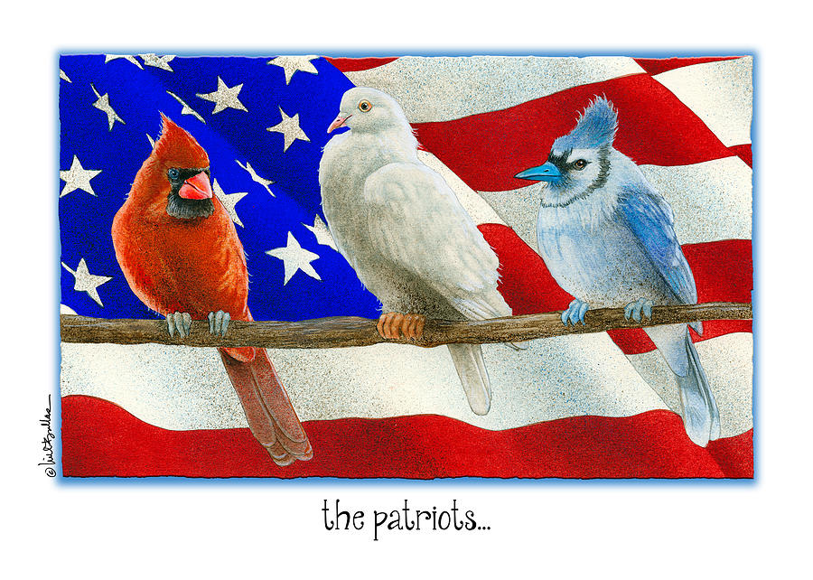 The Patriots... #2 Painting by Will Bullas