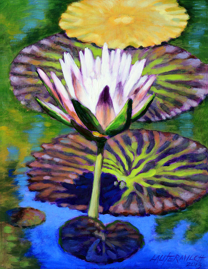Flower Painting - The Patterns of Beauty #2 by John Lautermilch