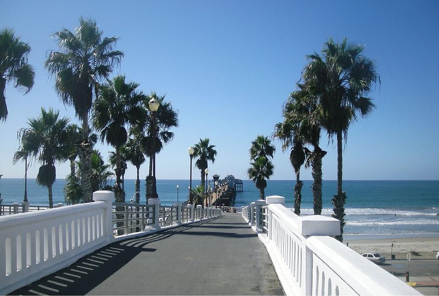 The Pier at Oceanside #1 Photograph by Marian Jenkins