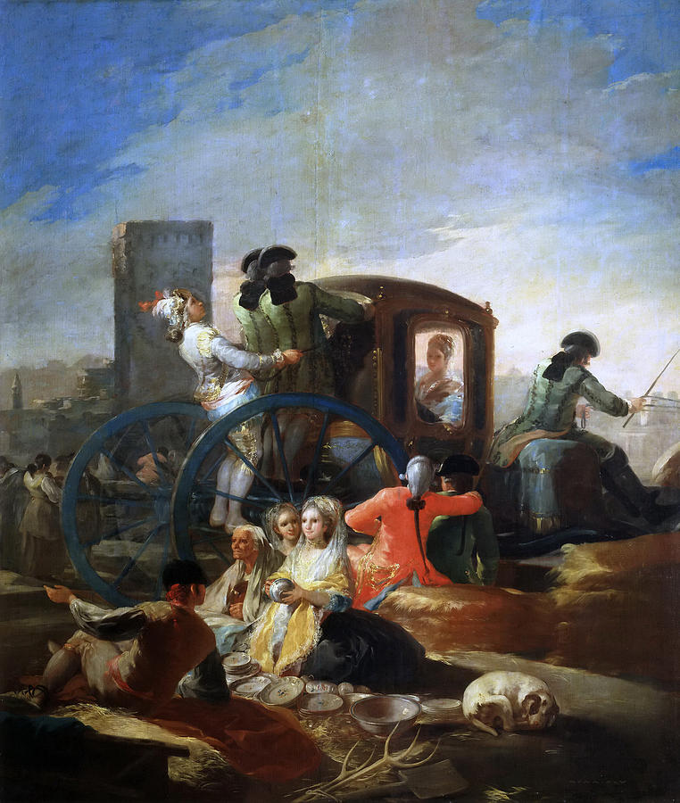The Pottery Vendor #1 Painting by Francisco Goya