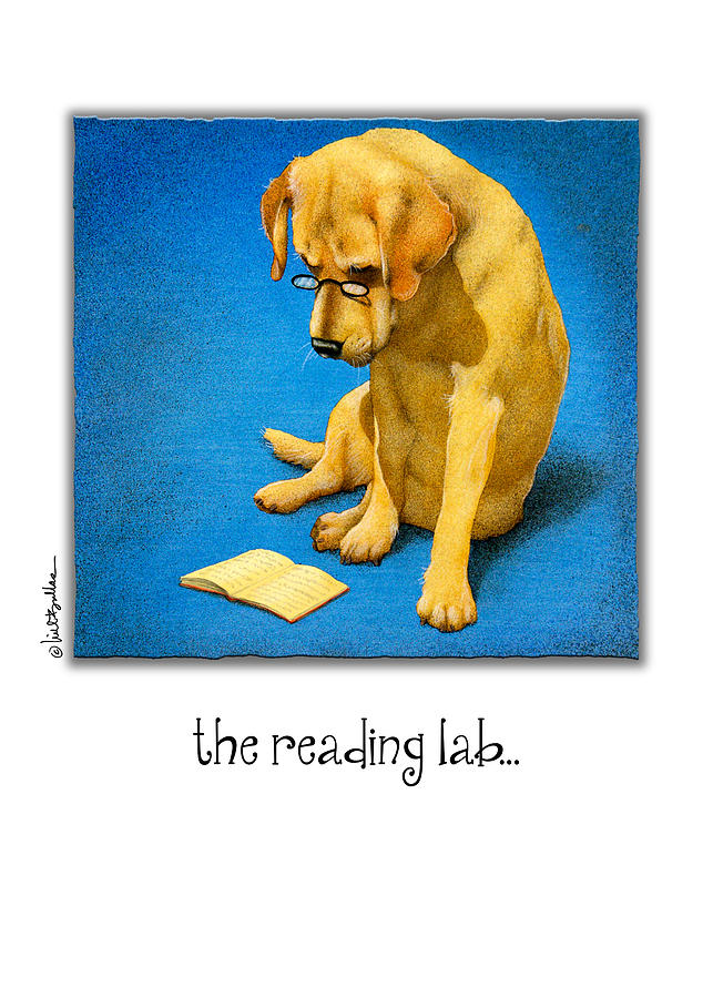 The Reading Lab... #1 Painting by Will Bullas