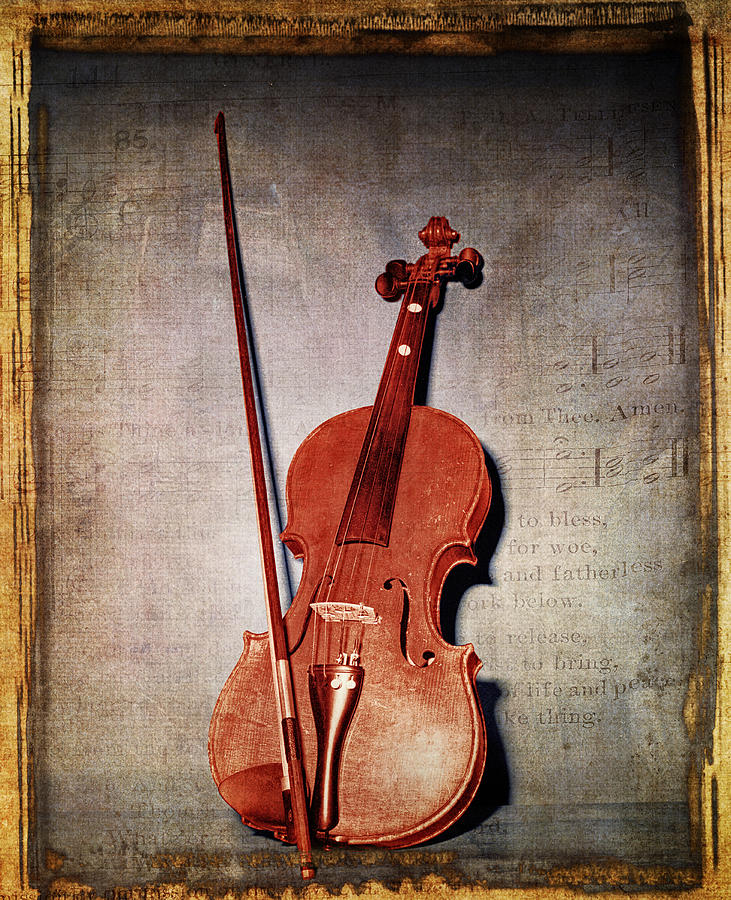 The Red Violin #1 Photograph by Randall Nyhof