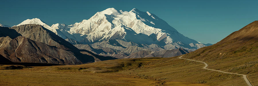 The Road Up To Polychome Pass, Denali #1 Photograph by Panoramic Images