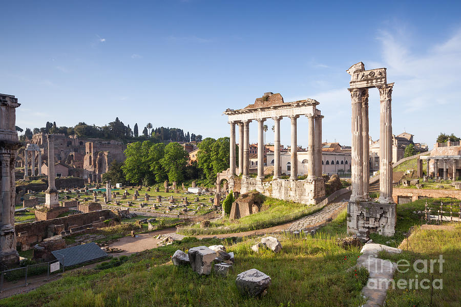 The roman forum Rome Italy #1 Photograph by Matteo Colombo