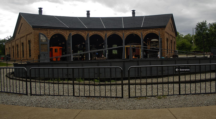 Train Photograph - The Roundhouse #1 by Gary Marx