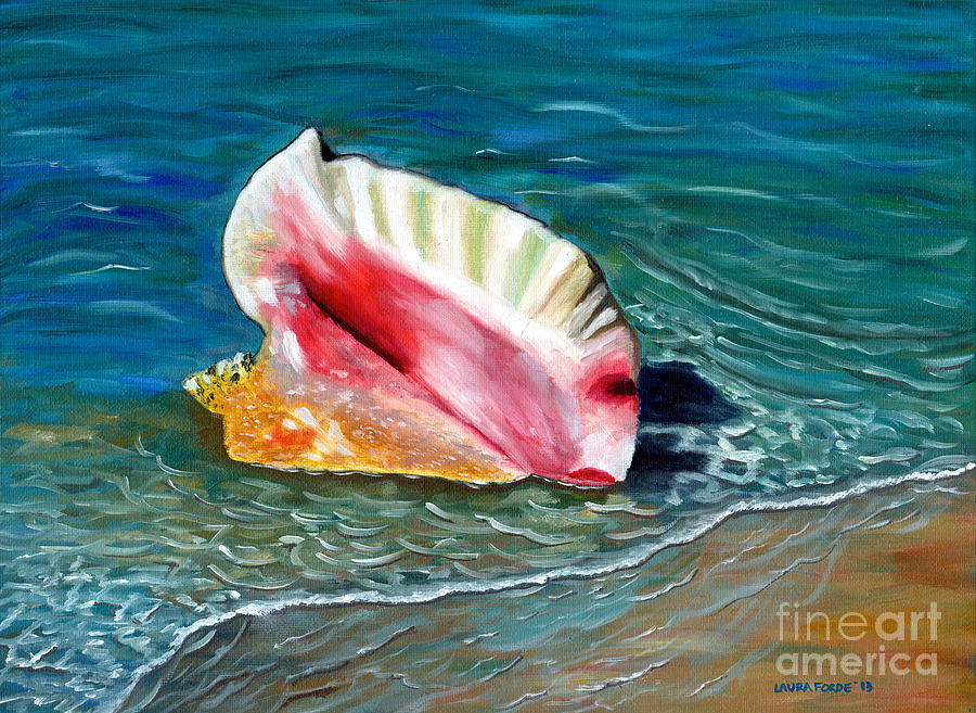 The Seashell Painting by Laura Forde