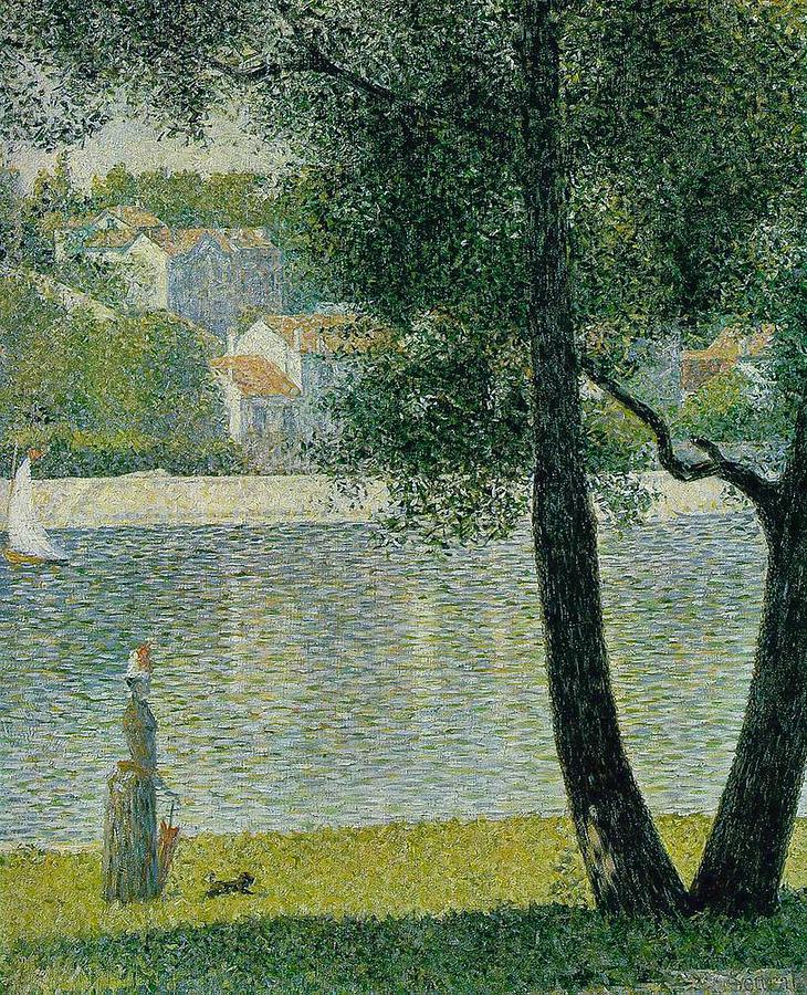 The Seine at Courbevoie Painting by Georges Seurat - Fine Art America