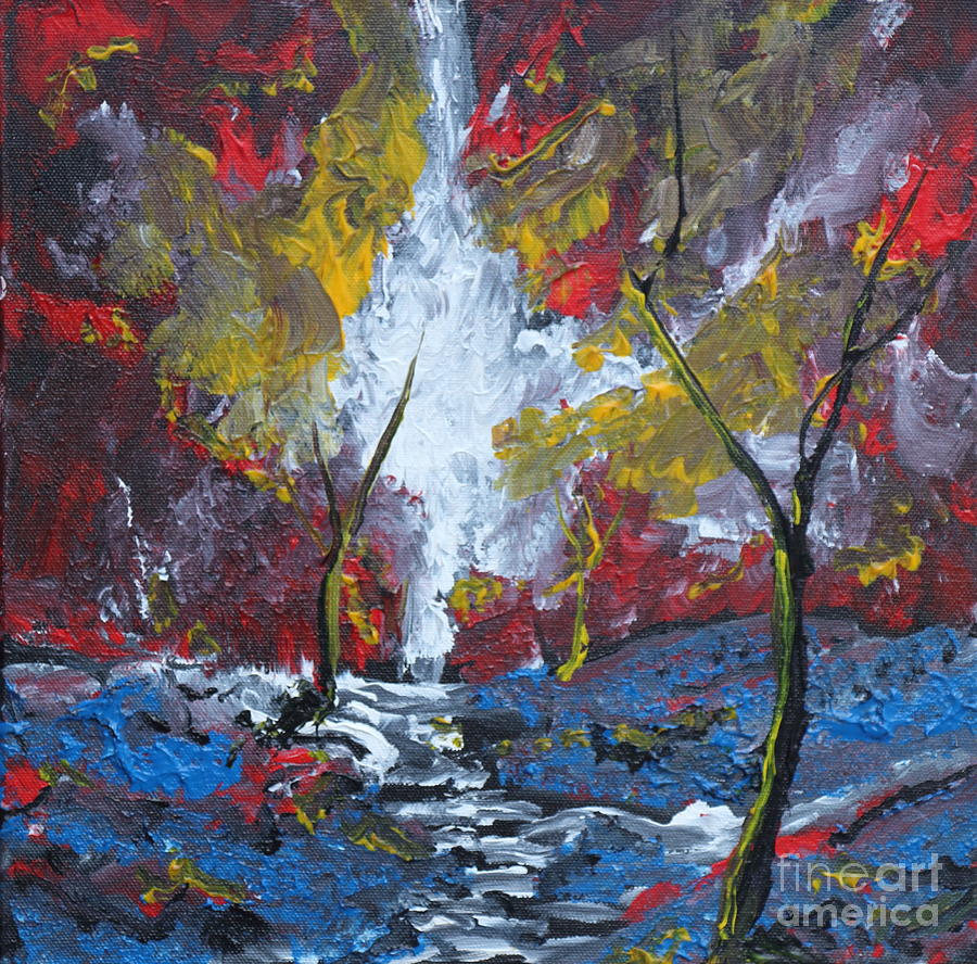 The Stream Of Light #1 Painting by Stefan Duncan