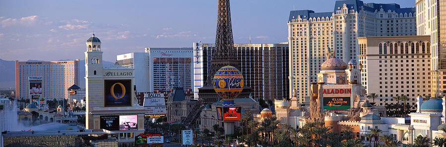 Las Vegas Photograph - The Strip Las Vegas Nv #1 by Panoramic Images
