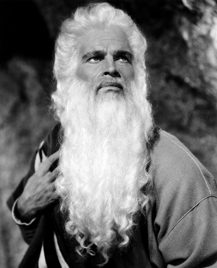 The Ten Commandments, Charlton Heston Photograph by Everett | Fine Art
