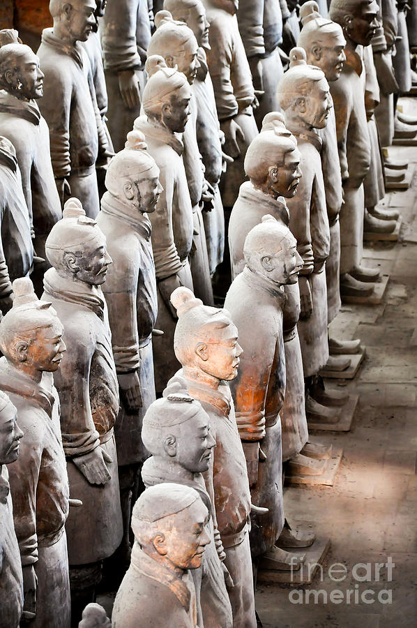 The Terracotta army, Xian, China Photograph by Delphimages Photo Creations