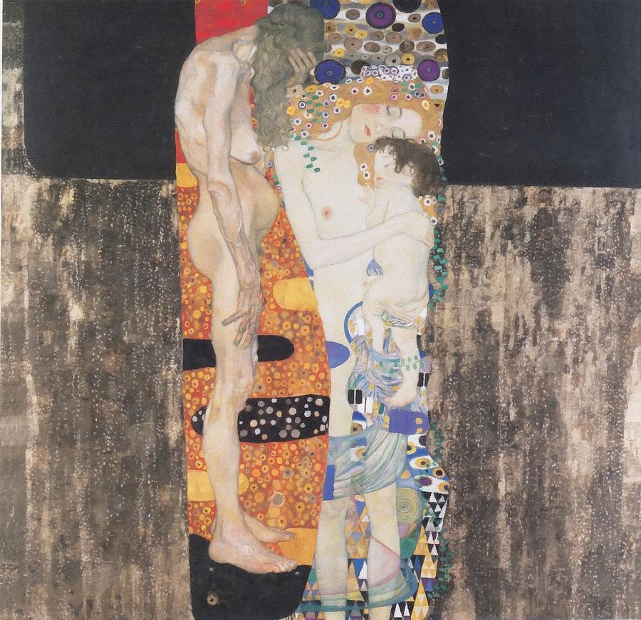 The Three Ages Of Woman #1 Painting by Gustav Klimt
