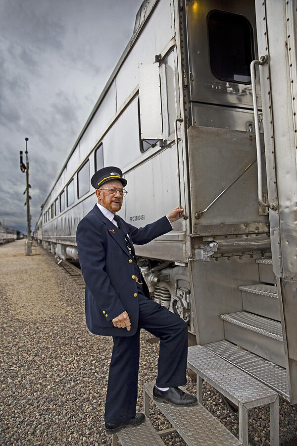 The Train Conductor by Sue Cullumber.