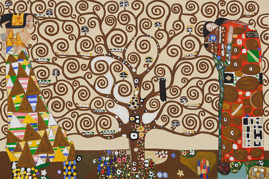 Gustav Klimt Painting - The Tree of Life #2 by Celestial Images