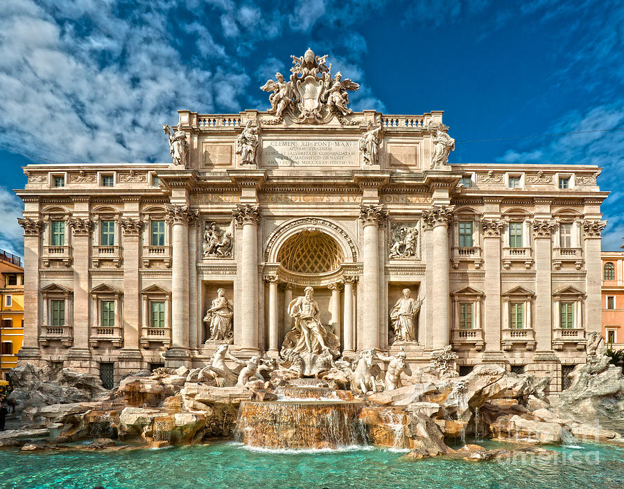 The Trevi Fountain - Rome #1 Photograph by Luciano Mortula