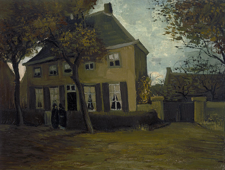 The Vicarage At Nuenen #1 Painting by Vincent Van Gogh