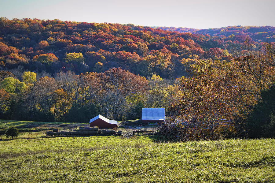 Fall Photograph - The View from the Hill #1 by Cricket Hackmann