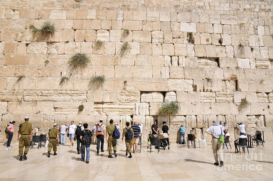 The wailing wall Photograph by Shay Levy