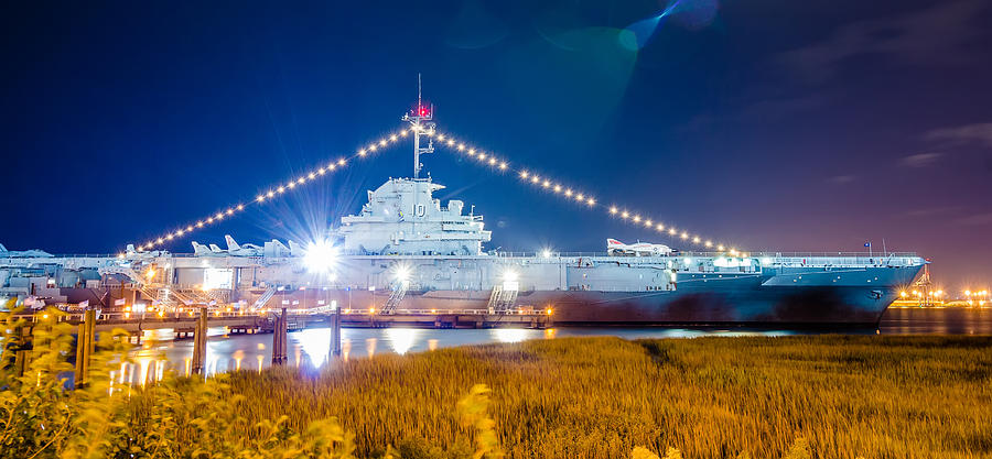 The Yorktown Museum at Patriots Point in Charleston Harbor Sout #1 Photograph by Alex Grichenko