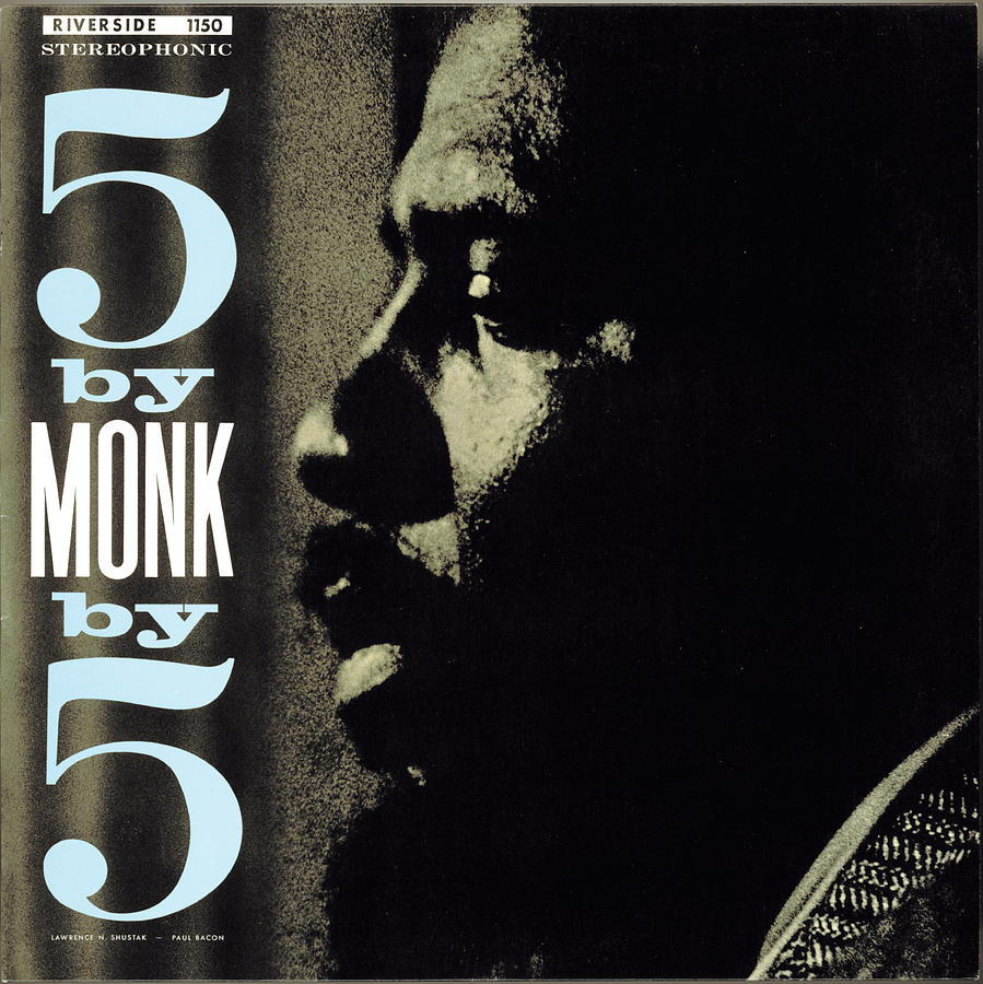 Jazz Digital Art - Thelonious Monk -  5 By Monk By 5 #1 by Concord Music Group