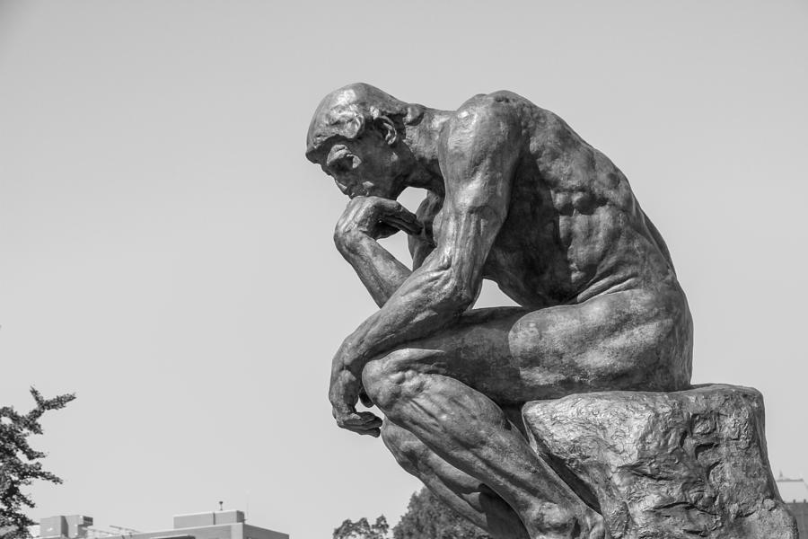 Artistry Photograph - Thinking Man #1 by Tinjoe Mbugus